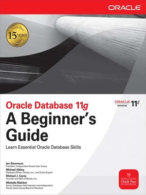 cover image of Oracle Database 11g